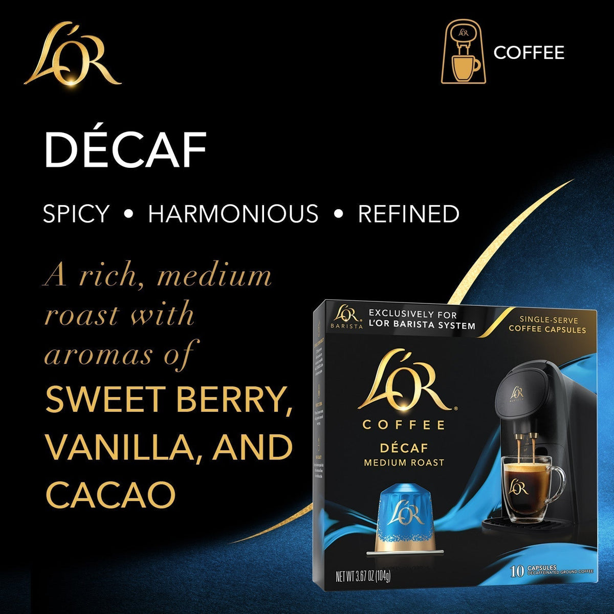 L'OR Decaf Coffee Capsules