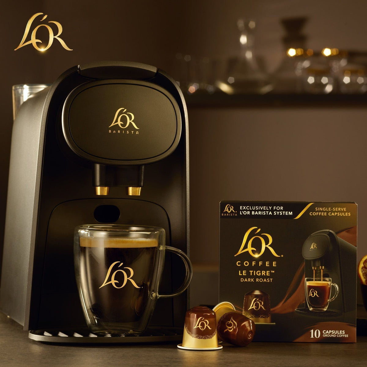L'OR Le Tigre Coffee Capsules