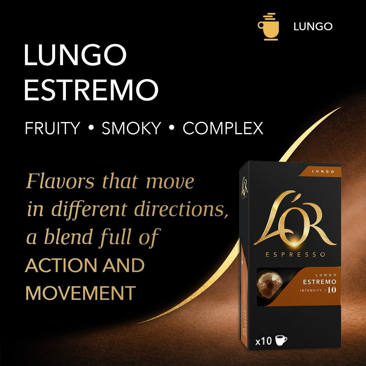 L'OR Estremo Lungo Espresso Capsules